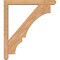 Ekena Millwork Balboa Craftsman Smooth Bracket w/ Offset Brace, Western Red Cedar, 5 1/2"W x 42"D x 48"H BKT0604X42X48BOA04SWR - alternate 4